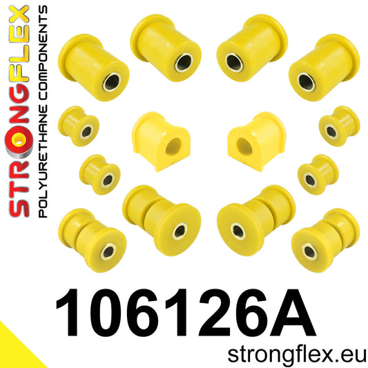 Strongflex 106126A 90ShA SPORT front suspension bush kit for Mazda MX-5 NA