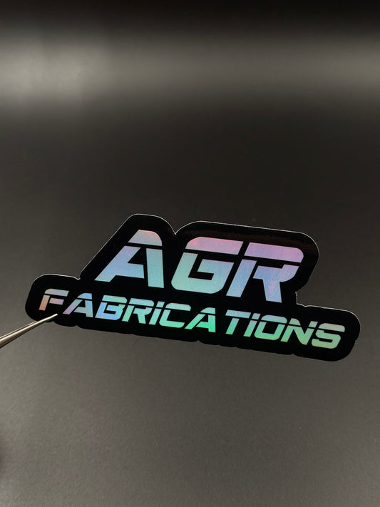 AGR Fabrications Holographic Sticker Collection