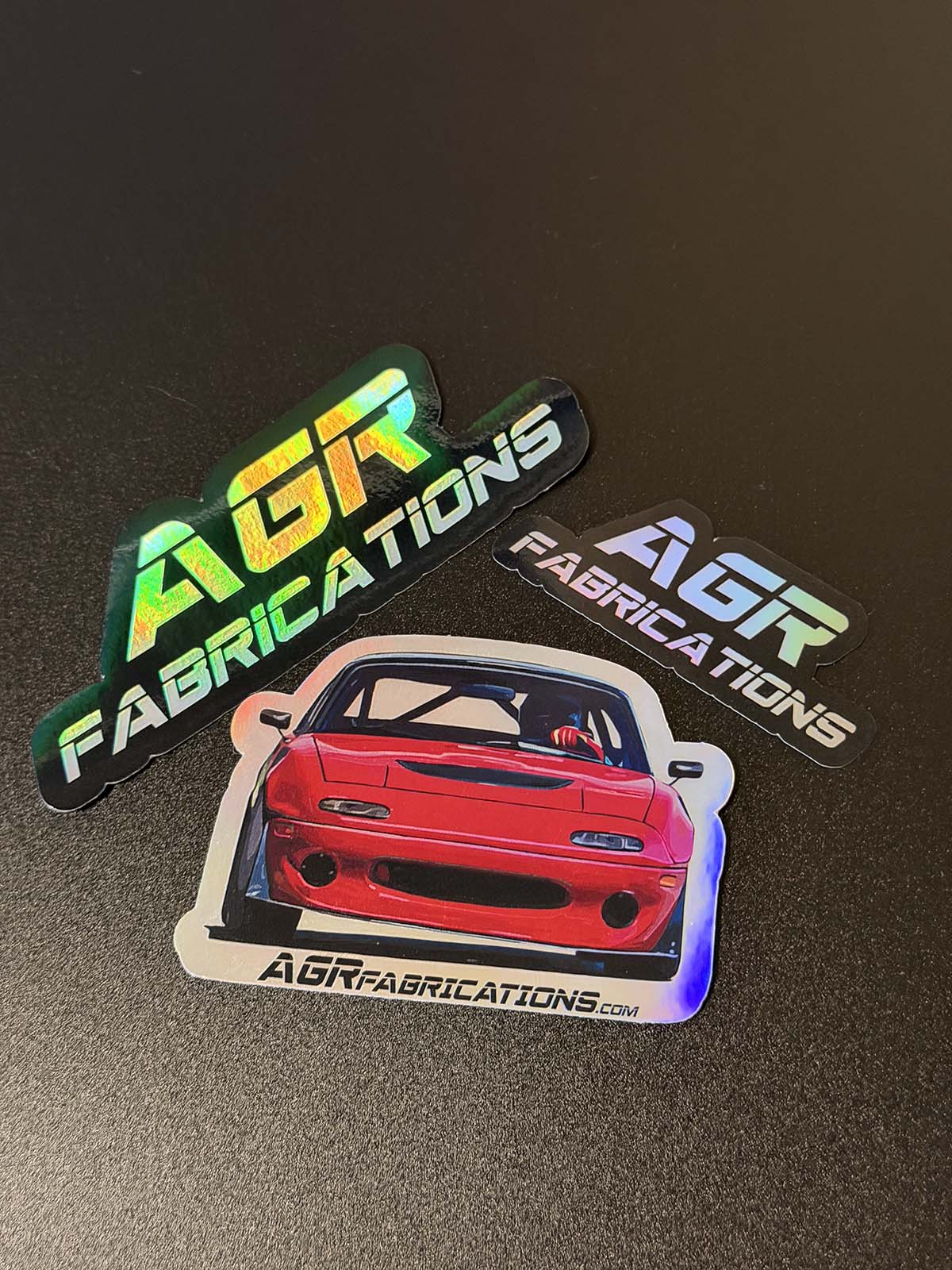 AGR Fabrications Holographic Sticker Collection