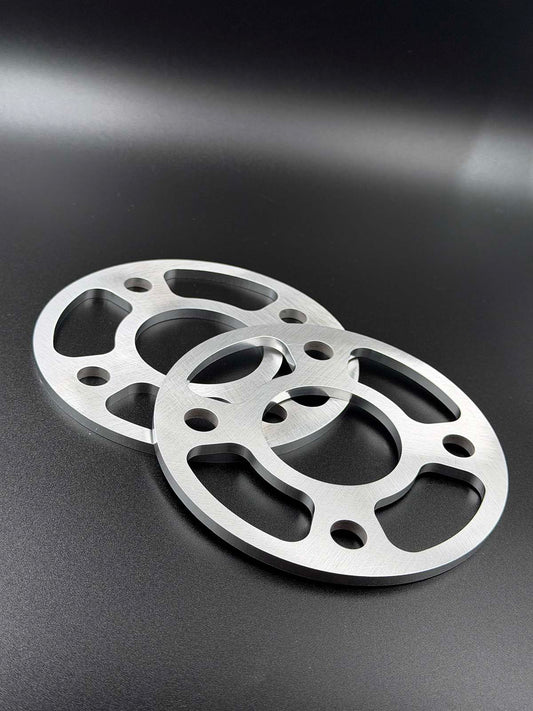 detail view of wheel spacers